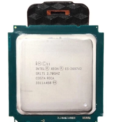Intel Xeon CPU E5-2697V2 12-Core 2.7Ghz LGA2011 SR19H Processor E5-2697 V2 - Image 1 of 4