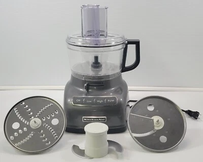 *B) Procesador de alimentos KitchenAid KFP0722QG ExactSlice 7 tazas - grafito líquido Foto 1 de 4