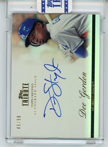 2012 Topps Tribute Autographs #DG1 Dee Gordon NM-MT (Autographed) /99