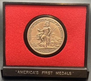 America's First Medals U.S. Mint Pewter Metal - Colonel De Fleury - Picture 1 of 3