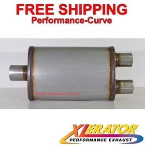 Xlerator Performance Muffler Stainless Steel 2.5 / 2.25 C/D 4x9 Oval - XS2157 - Bild 1 von 5