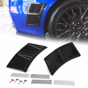Unpainted Fit FOR SUBARU WRX STI 4th Sedan Rear Side Vent Fender Intake Cover 21 - Bild 1 von 6