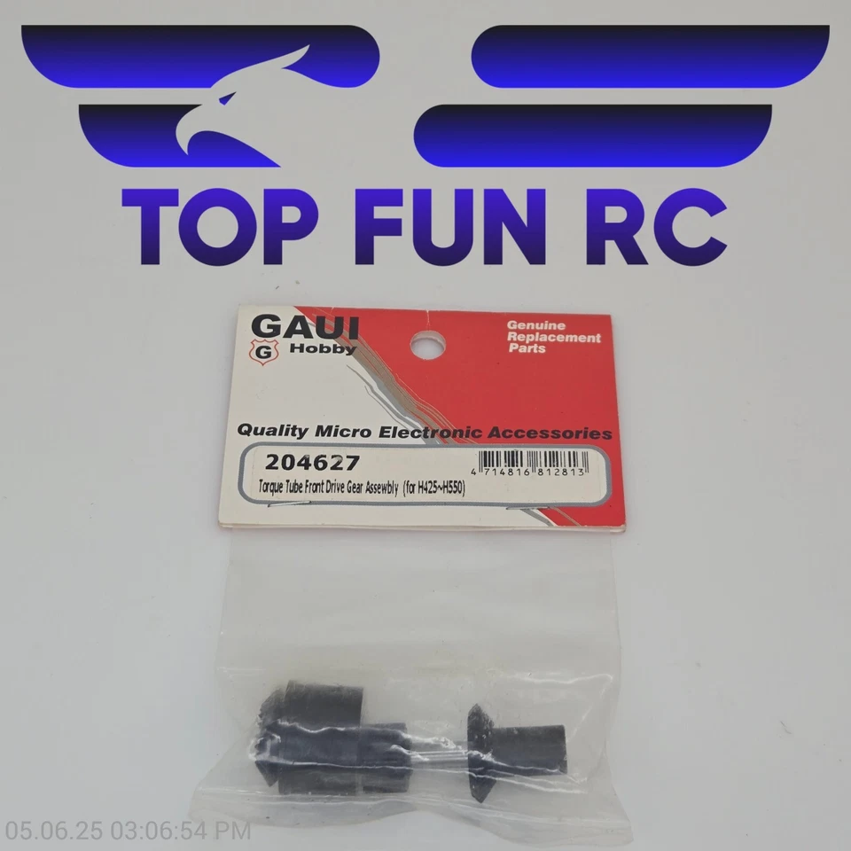 Conjunto de engranaje de transmisión delantera de tubo de par Gaui RC 204627 (para H425-H550) Foto 1 de 1