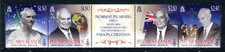 2011 Prominent Pitcairn Islanders I Parker Christian - Muh Strip of 4 Stamps