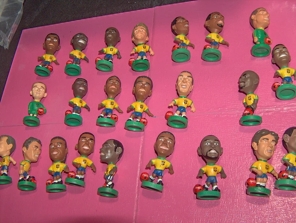 Coca Cola Soccer Figures - vintage Brazll World Cup & Others - Image 1 of 1