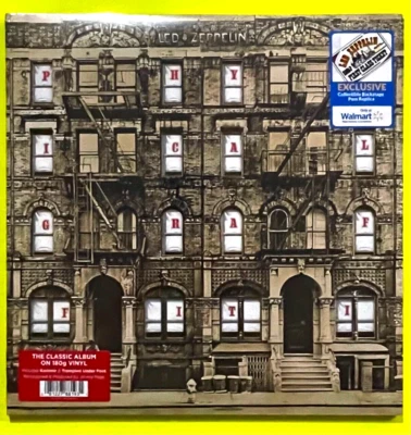 LED ZEPPELIN PHYSICAL GRAFFITI SEALED WALMART VINYL DOUBLE 2 RECORD ALBUM LP SET - Image 1 of 2