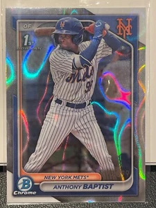 Anthony Baptist LAVA REFRACTOR /399 2024 1st Bowman Chrome Prospects #BCP-141 - Picture 1 of 4