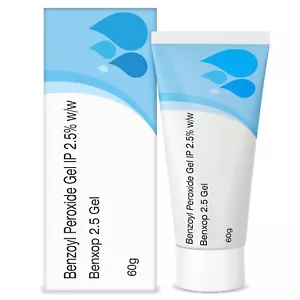 Benxop 2.5% Benzoylperoxid auf Wasserbasis Gel 60g für Akne - Bild 1 von 5