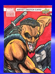 2020-2021 Upper Deck Marvel Annual BLADE 1/1 Artist Sketch Card - Picture 1 of 4