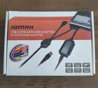 IOMAX USB 2.0 to SATA/IDE Adapter With Power Adaptor Boxed With User Manual 