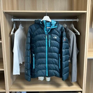 The North Face Womens Puffer Jacket Size M Dark Teal 700 Down Summit Series - Picture 1 of 10