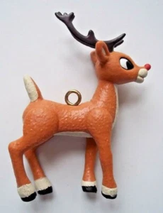 Young Adult RUDOLPH REINDEER Plastic Figure ORNAMENT Misfit Toys PLAYING MANTIS - Picture 1 of 10