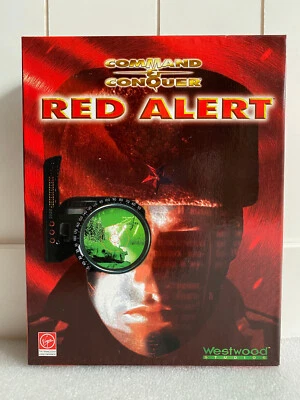 C&C Red Alert PC CD-Rom Big Box Classic RTS Game VGC Westwood Studios 1996 - Image 1 of 4