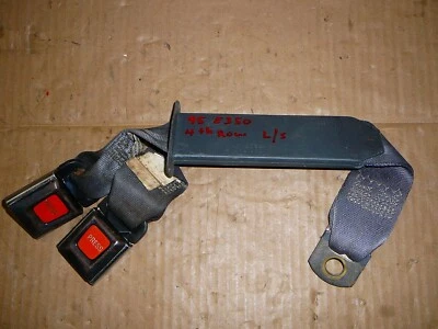 Ford E350 Econoline 1995 furgoneta banco trasero cinturón de seguridad hebilla gris cuarta fila izquierda OEM Foto 1 de 4