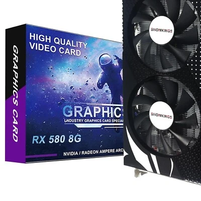 High-Performance AMD Radeon RX 580 8GB GDDR5 Video Card for Ultimate Gaming - Image 1 of 4