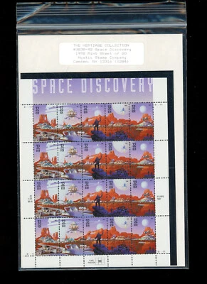 Mystic Stamps 1998 3238 - 3242 Space Discovery Sheet Of 20 Stamps M - Image 1 of 2