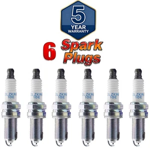 6PCS Iridium Spark Plugs 18846-10060/SILZKR6B10E For Hyundai ACCENT KIA RIO SOUL - Picture 1 of 4