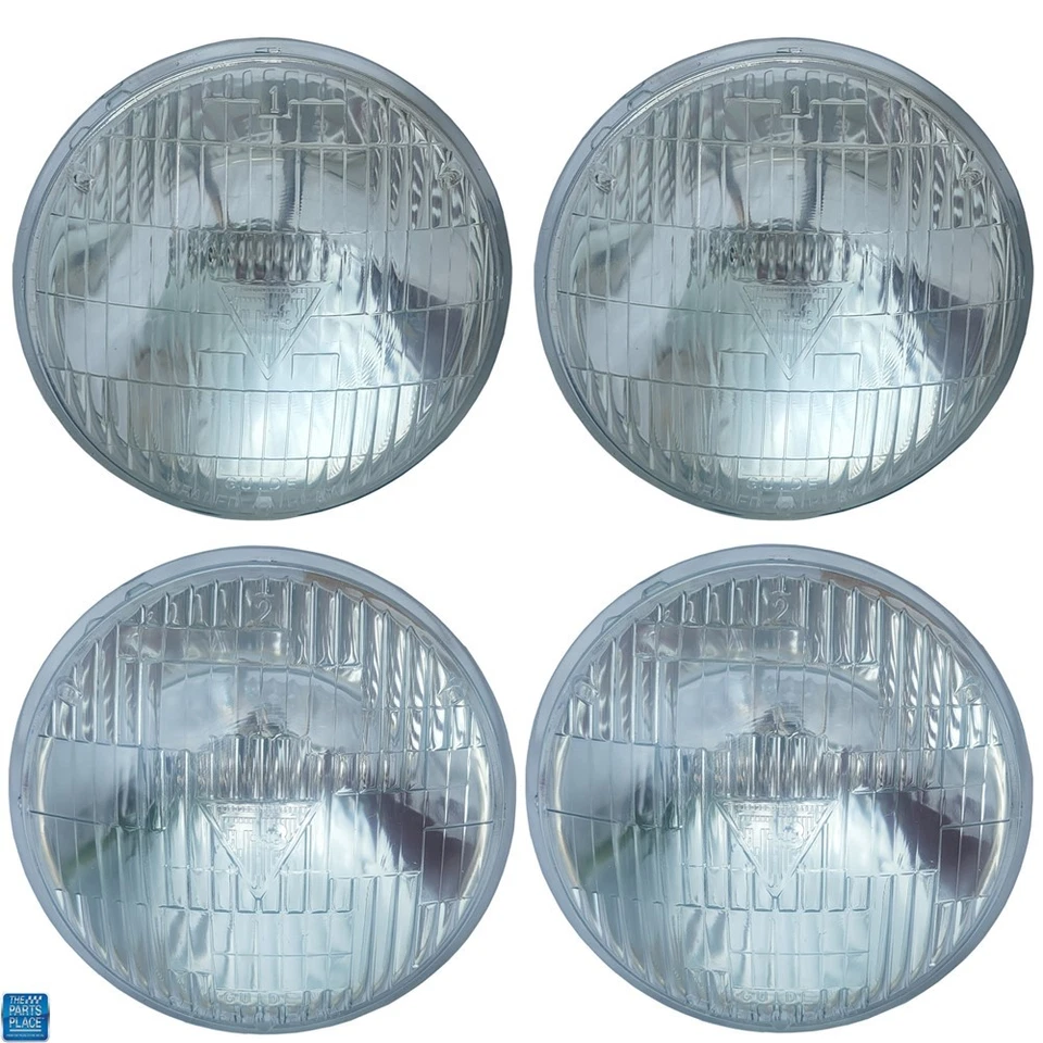 1968-71 GM Cars T-3 / T3 Headlamps / Headlights 4 Headlamp - Set of 4 - New - Image 1 of 1