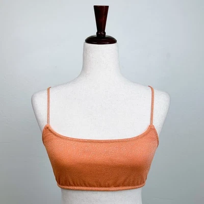 Top de bikini Triangl Mica albaricoque brillante brillante   Foto 1 de 4