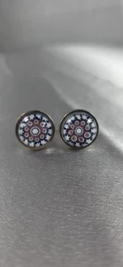 Vintage Caithness Glass cufflinks, Touch of Glass, 2007. - Picture 1 of 10