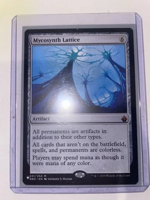 Magic The Gathering Mycosynth Lattice Card #241 The List Near Mint - Image 1 of 3