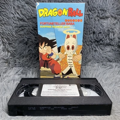 Dragon Ball L Fortune Teller Baba: Surprise Reunion UNCUT VHS Tape 2002 DBZ Rare - Image 1 of 4