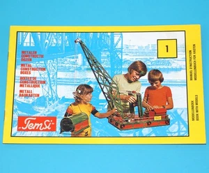 TEMSI CATALOG IDEA BOOK 1940s MECCANO MOBACO ELTRA - Picture 1 of 9
