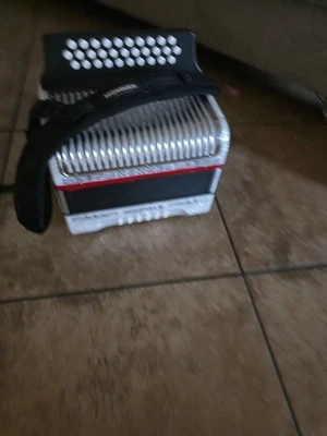 Hohner Corona II Accordion Gig Bag Black (MISSING GRILL, BUT FUNCTIONAL) - Image 1 of 4