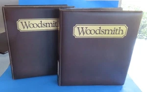 2-Vintage Woodsmith Woodworking Magazine 3-Ring Binders - Picture 1 of 5