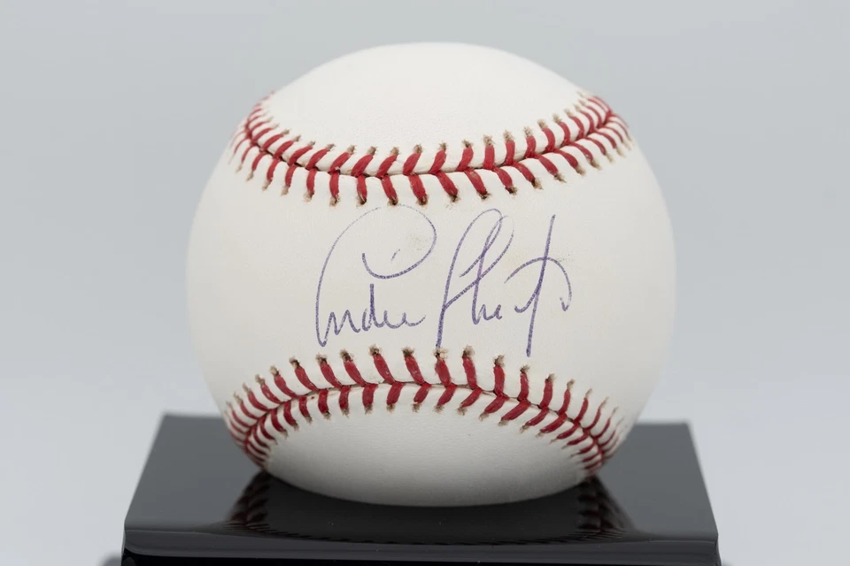 Andre Thornton Autografiado Rawlings Grandes Ligas Béisbol TRISTAR MLB Holo Foto 1 de 4