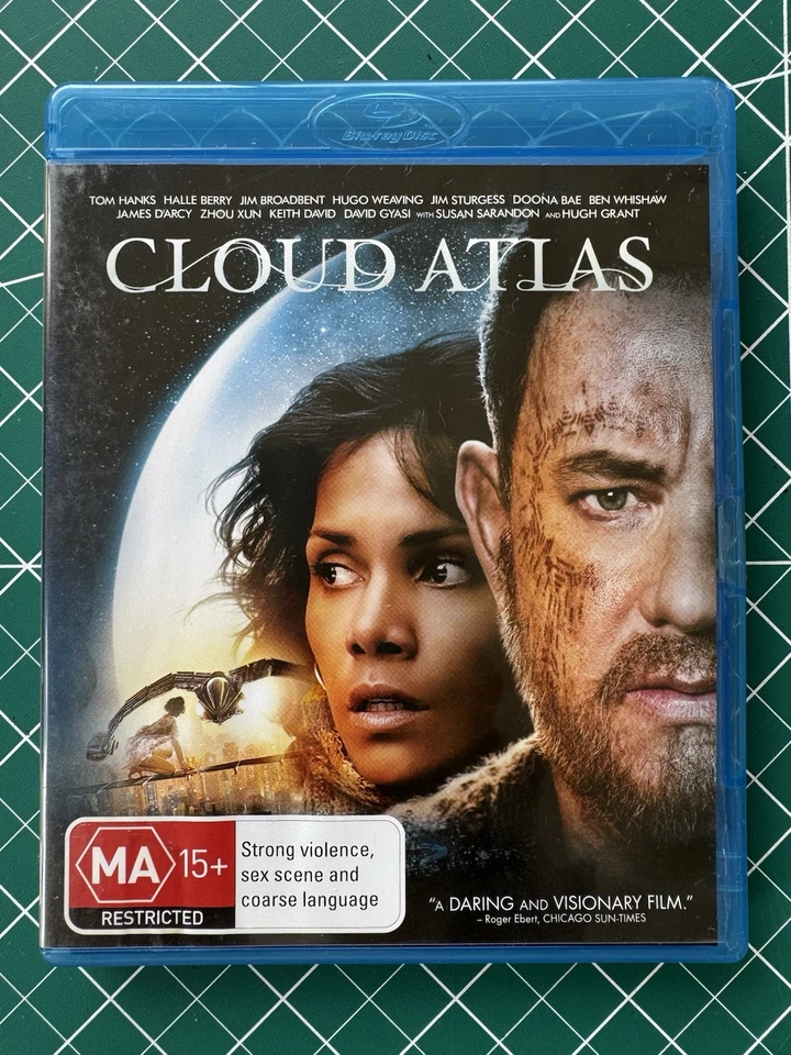 Cloud Atlas Bluray Blu-Ray 2012 Tom Hanks Halle Berry Region B - image 1 of 1