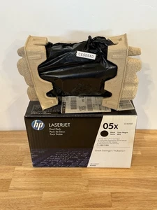 ORIGINAL HP 05X CE505X SCHWARZ HOHES VOLUMEN TONERKARTUSCHE LaserJet P2035 NEU OpenBOX - Bild 1 von 3
