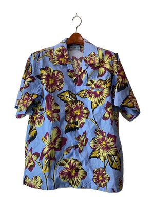 PRADA Aloha Short Sleeve Shirts blue M Used - Image 1 of 4