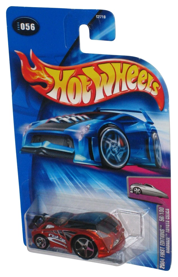 Coche de juguete Hot Wheels 2004 primeras ediciones 56/100 (2004) rojo Hardnoze Toyota Celica  Foto 1 de 1