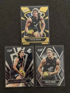 2025 AFL Select Footy Stars Tom De Koning Bundle - Carlton - Picture 1 of 2