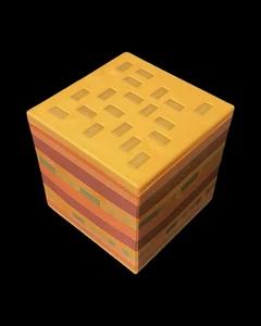 Mcdonalds Minecraft Big Mac Crystal Burger Happy Meal Spielzeug ohne Code - Bild 1 von 4