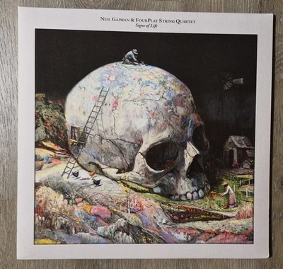 Neil Gaiman & FourPlay String Quartet - 'Signs of Life' Vinyl LP INST009 2023 - Image 1 of 4