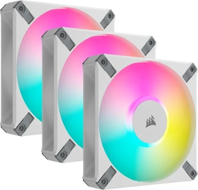 Corsair AF AF120 RGB Elite weiß 3er-Pack | Gehäuselüfter | *NEUWARE* | (903) - Bild 1 von 1