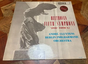 CLUYTENS BEETHOVEN SYMPHONY NO. 5 LEONORE LP HMV ASD 267 UK GOLD & CREAM ST10/13 - Picture 1 of 4