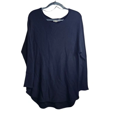 Suéter Michael Kors preto pullon zíper lateral manga longa tamanho G varejo $99.50 - Imagem 1 de 4