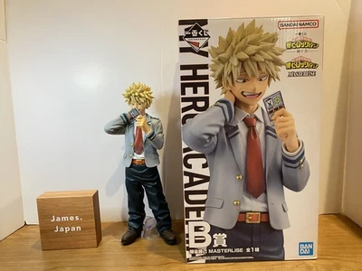 BANDAI Ichiban Kuji My Hero Academia Weave Power B Bakugo Katsuki Figure w/ Box - Image 1 of 4