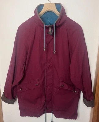 Vintage Timberland Weathergear Canvas Jacket w/ Leather Trim Men’s Sz Large - Image 1 of 4