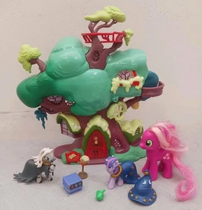 My Little Pony Golden Oak Library Tree House Twilight Sparkle Playset W/ 3 Ponys - Photo 1/5