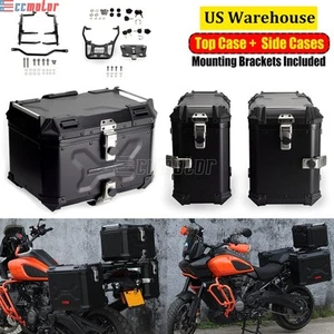 Full Complete Luggage Cases & Rack For Harley Pan America RA1250 RA1250S 2021-24 - Picture 1 of 11