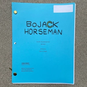 Bojack Horseman See Mr Peanutbutter Run Episode Original 2016 Table Draft Script - Picture 1 of 13