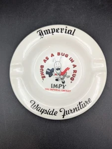 Cenicero vintage TOLEDO, OHIO, muebles de camino, Impy The Imperial Cricket - Imagen 1 de 5