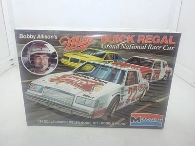 Monogram Bobby Allison's Miller Buick Regal Grand National Model Kit 2298 1/24 - Image 1 of 2