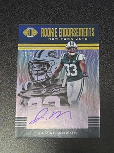 2017 Panini Illusions Jamal Adams Rookie Endorsements Blue /50 RC Auto - Picture 1 of 11