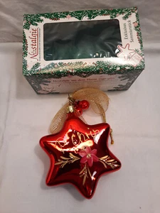 Star Stern Inge Glas Christbaumschmuck Weihnachten 12 cm - Bild 1 von 2