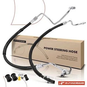 2x Power Steering Pressure & Return Hose for Ford F150 04-08 5.4L w/ Switch Port - Picture 1 of 9